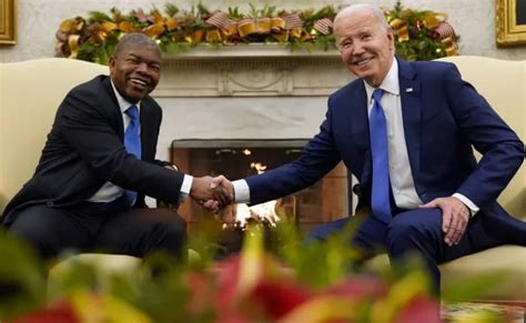 Biden hosts the Angolan president in an effort to showcase strengthened ties, as Africa visit slips